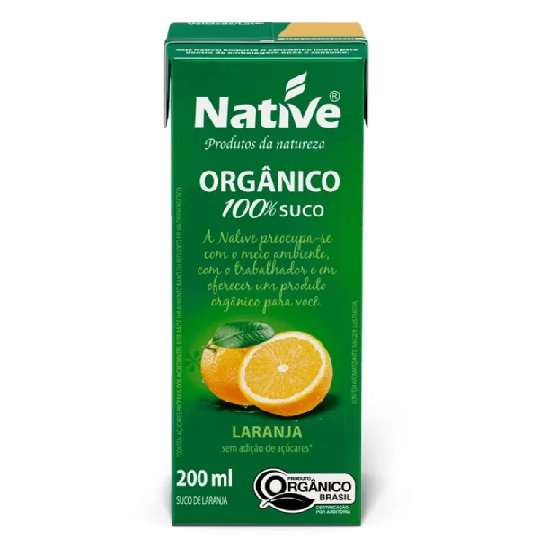 SUCO DE LARANJA ORGANICO